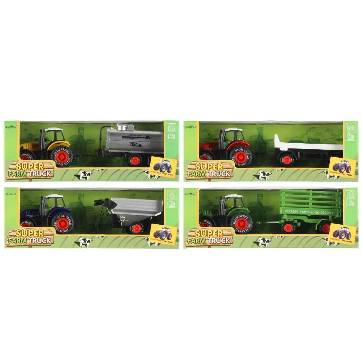 Rotaļlieta Traktors ar piekabi