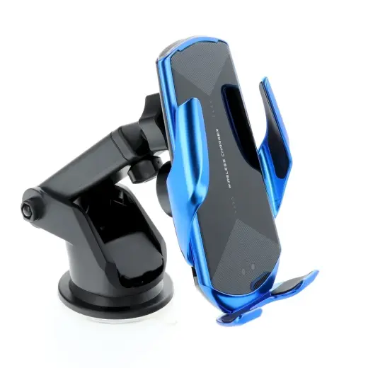 Fusion HS3 Car holder with wireless charging automatic sensor blue