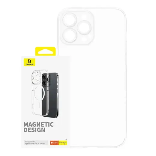 Baseus OS-Lucent Series phone case for iPhone 15 Pro transparent