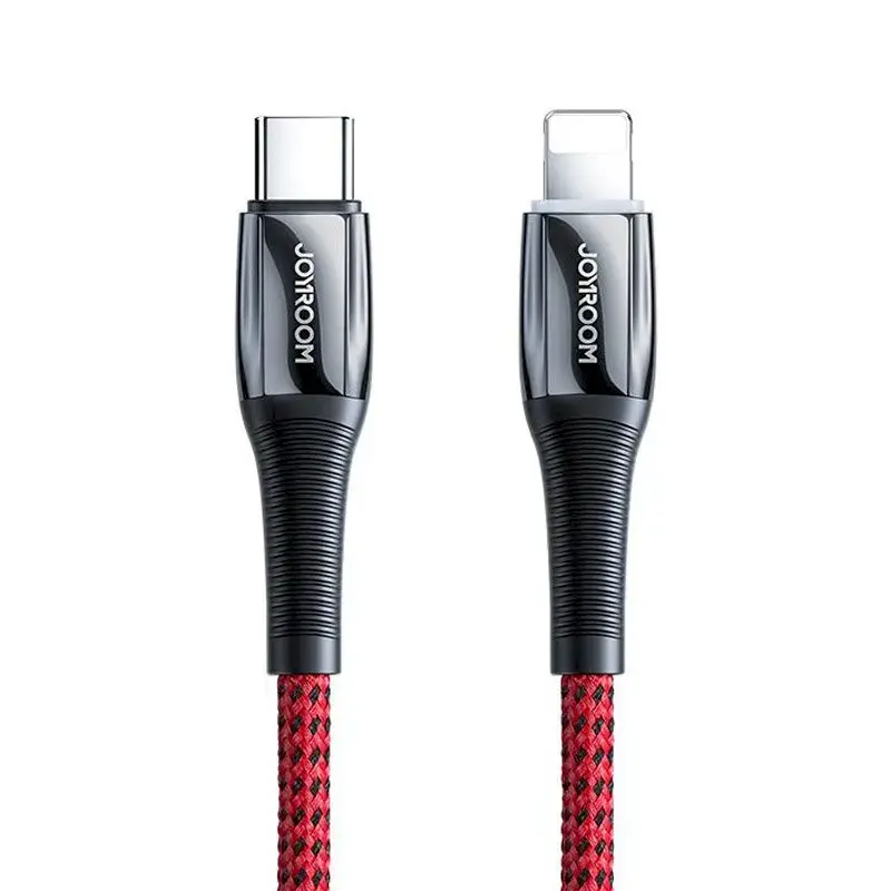 Joyroom S-1224K2 datu pārraides un uzlādes vads | MFI | USB-C uz Lightning | 20W | 1.2m | sarkans