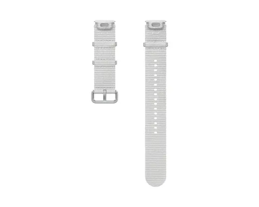 Samsung Stylish Sport viedpulksteņa siksniņa priekš Galaxy Watch 4/5/6/7 (20 mm) | silikons | sudraba krāsā