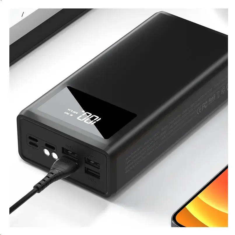 XO Design PR124 barošanas bloks 40000mAh melns