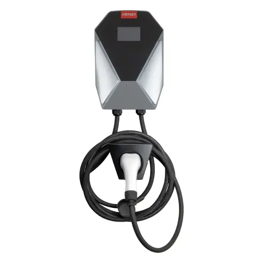 Wall-mounted EV Charger three-phase 11kW 16A 400V AMIO-04842