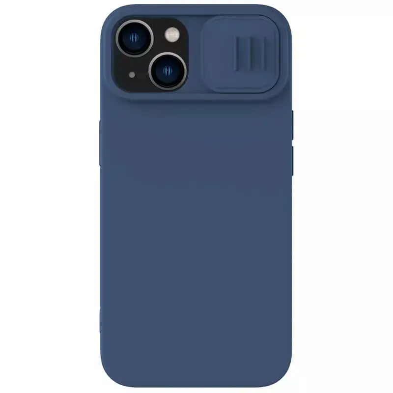 Nillkin CamShield Silky Silicone Case for Iphone 15 Plus navy