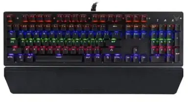 Varr VMK3BK11 Mechanical Gaming PC USB Keybord RGB | LED
