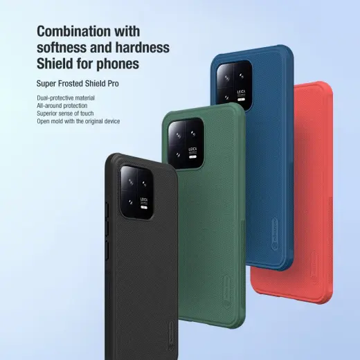 Nillkin Super Frosted PRO Back Cover for  Xiaomi 13 Red