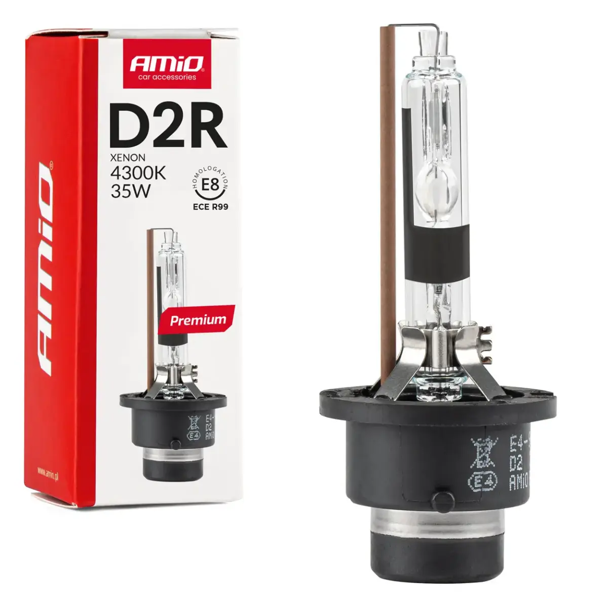 Xenon bulb type D2R 4300K AMiO PREMIUM