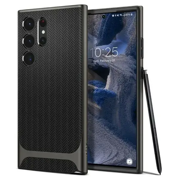 Spigen Neo Hybrid Sam S23 Ultra S918 матовый черный ACS05627 чехол для телефона Samsung Galaxy S23 Ultra матовый черный
