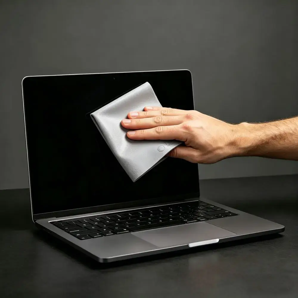 ŚCIERECZKA DO EKRANÓW TECH-PROTECT POLISHING CLOTH LAPTOP 13-14 GREY