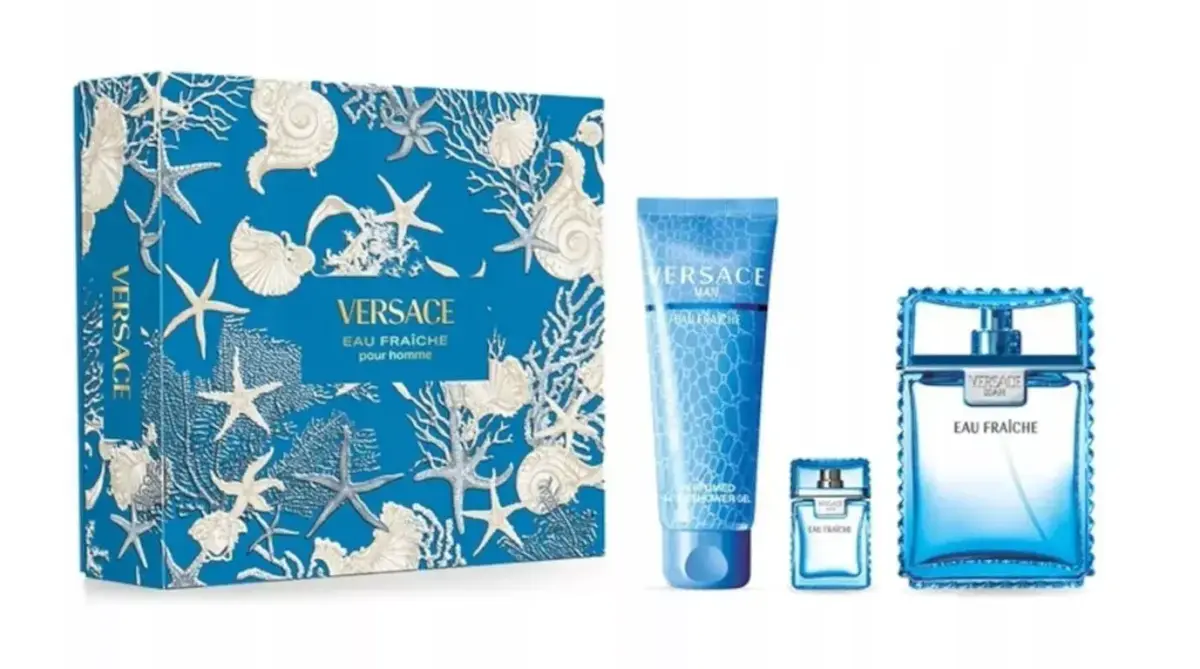 Set Versace Eau Fraiche Edt 100ml + Shower Gel 150ml + Edt 5ml