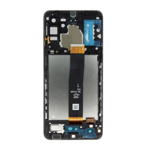 LCD display + Touch Unit + Front Cover for Samsung A326 Galaxy A32 5G Black (Version T)