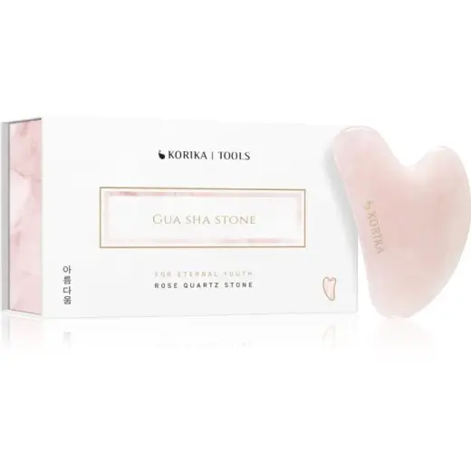 KORIKA Tools Gua Sha Rose Quartz Stone Facial Massage Tools