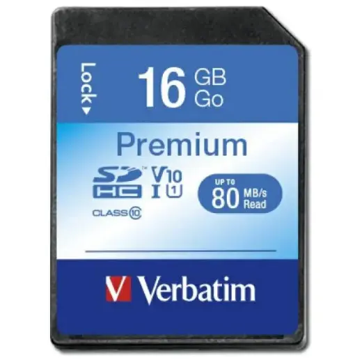 Atmiņas karte Verbatim SDHC 16GB Class 10