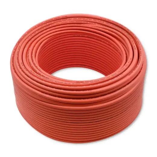 Qoltec Photovoltaic solar cable | 4mm² |  100m | red