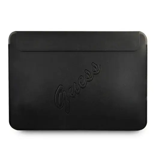 Original GUESS soma portatīvajam datoram Saffiano Script GUCS13PUSASBK 13 inches melna