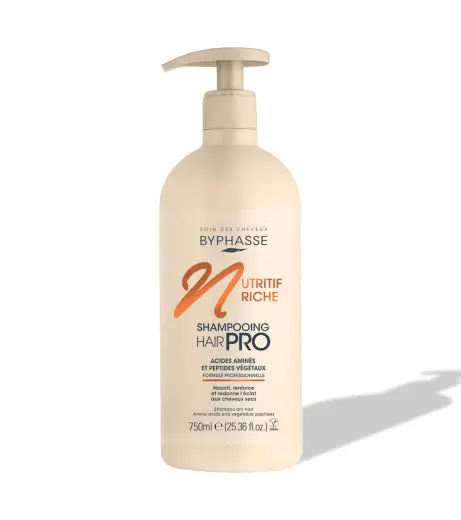Byphasse, Pro Nutritive Rich, Hair Shampoo, Nourishing, 750 ml