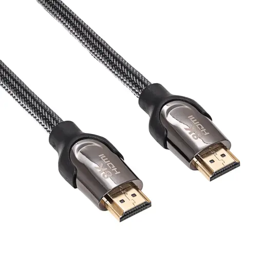 HDMI Cable Akyga AK-HD-05S Shielded CU 48Gb|s 8K@60Hz 4K@120Hz ver. 2.1 0.5m