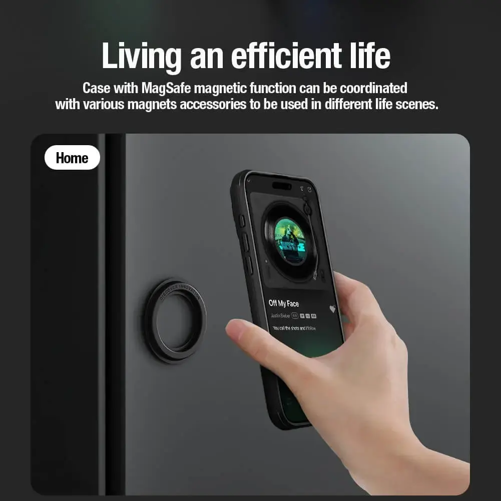Nillkin CamShield Pro Magnetic Case for Iphone 15 Pro green