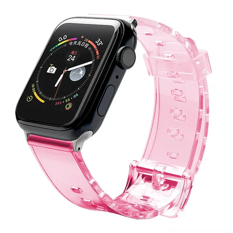Fusion Light silikona siksniņa Apple Watch 42mm | 44mm | 45mm sarkana