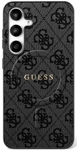 Etui Guess 4G Ring Classic Logo MagSafe   do Samsung Galaxy S25 FE czarny