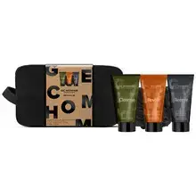 Men's Grooming Set (Mandarin, Bergamot & Rosemary) - Gift body care set in a cosmetic bag.