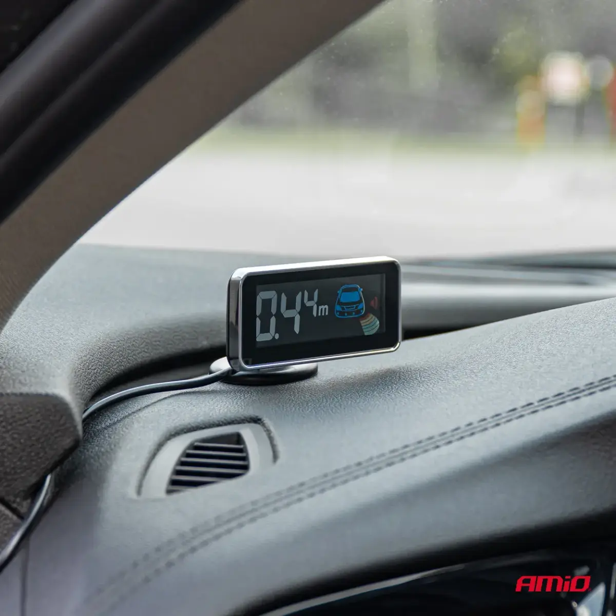 Parking assistant system LED-GRAF 3D 4 sensor black "GOLD" 18mm