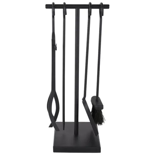 Fireplace accessory set K154-B, 5 tools, black
