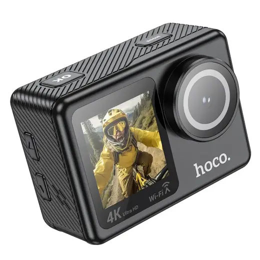 Sports camera Hoco with two screens 1,3" + 2" 4K/30fps DV101 black