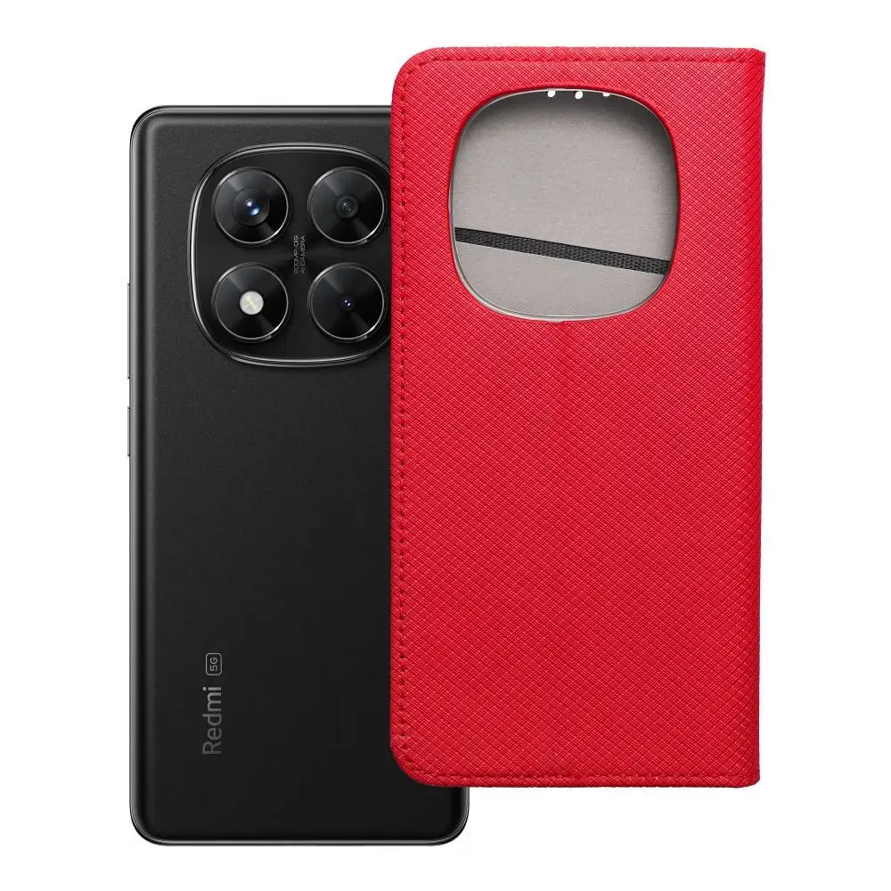 SMART CASE Book for XIAOMI Redmi Note 14 PRO 5G / 14 PRO PLUS 5G red