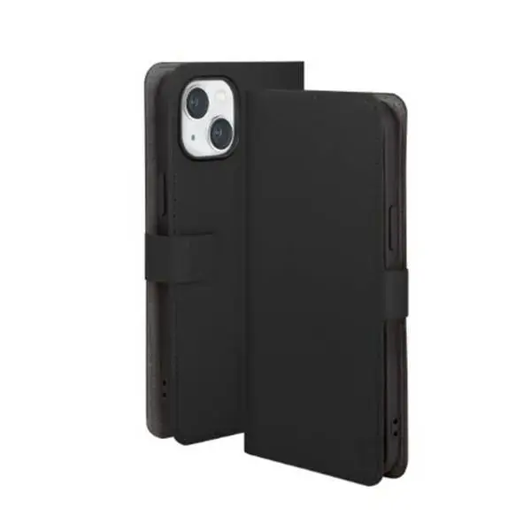 UNIQ etui book Journa iPhone 14 | 15 | 13 6,1" czarny|midnight black
