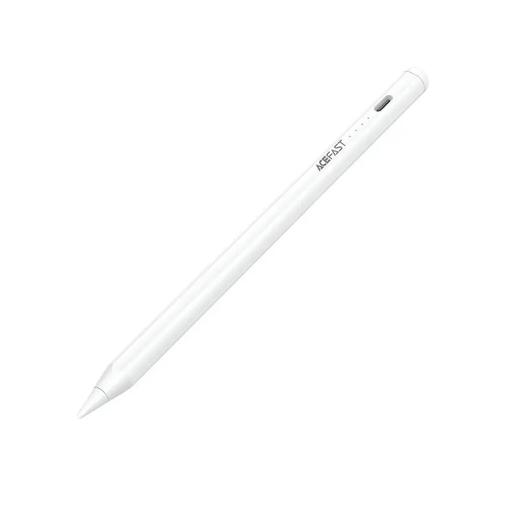 Acefast V1 Universal Capacitive Stylus with 2 Interchangeable Tips - White