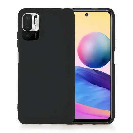 Fusion soft matte back case silicone for Xiaomi Redmi 10c 4G black