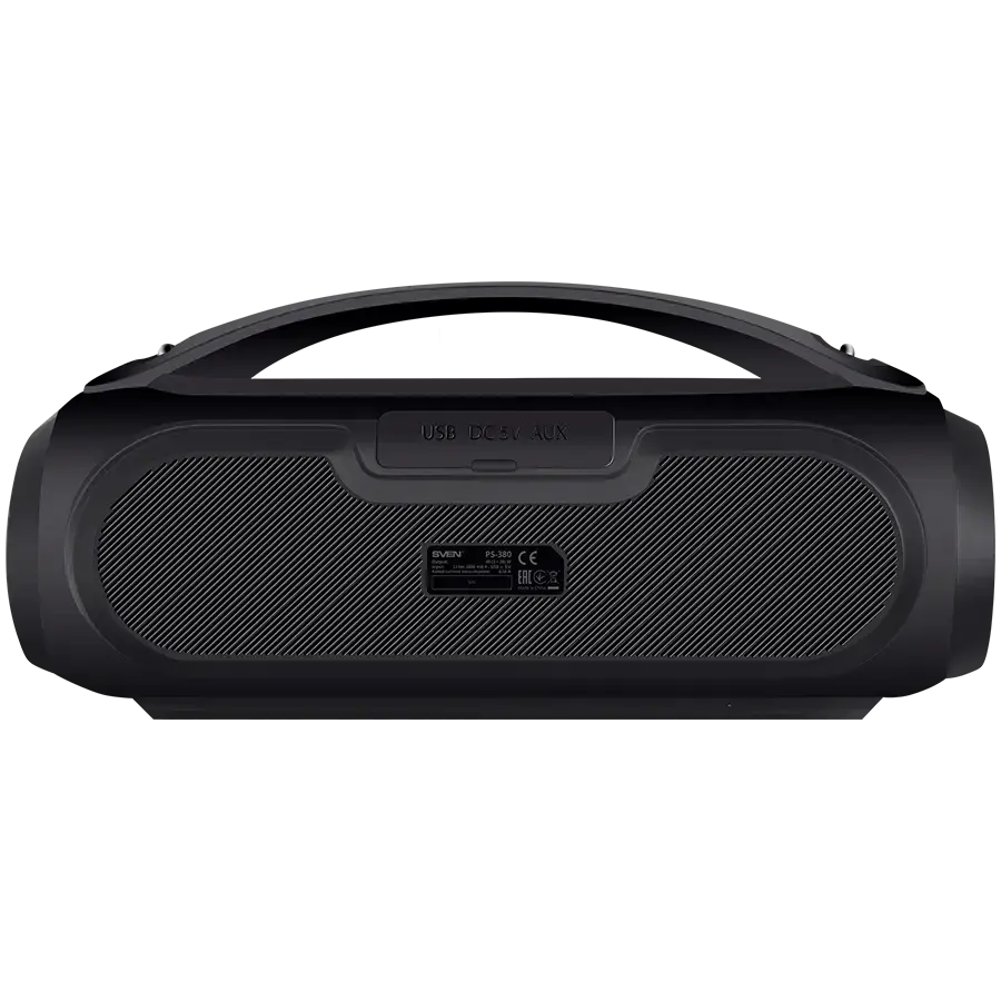 Speaker SVEN PS-380, black (40W, Waterproof (IPx5), TWS, Bluetooth, FM, USB, 3000mA*h)