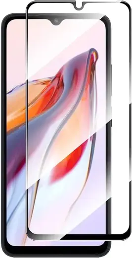 HOFI Fusion full glue 5D grūdinto stiklo su rėmeliu apsauga telefonui Xiaomi Redmi 10C | Xiaomi Redmi 12C juodas