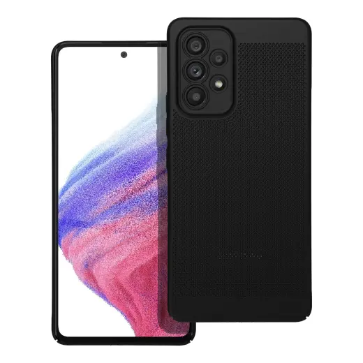 Breezy telefono dėklas Samsung Galaxy A53 5G (A536) juodas
