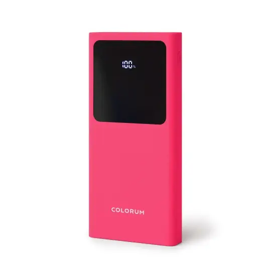 COLORUM CPB10-02 ārējais akumulators (powerbank) | 10000 mAh | magenta