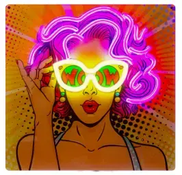 Led lampa SBS Worw Girl Mode Neon effect