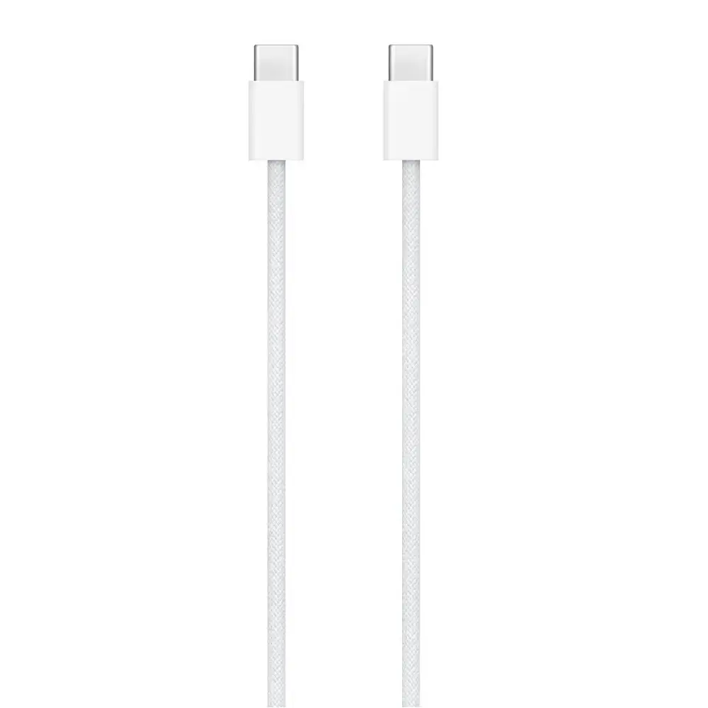 iPhone Braided Data Cable USB-C|USB-C 1m White OEM (Bulk)