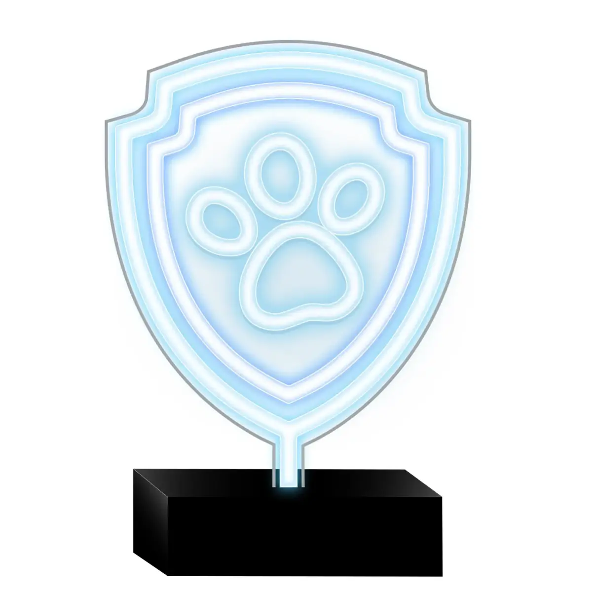 Forever Paw Patrol dekoratīvā neona LED lampa, 25 x 25 cm