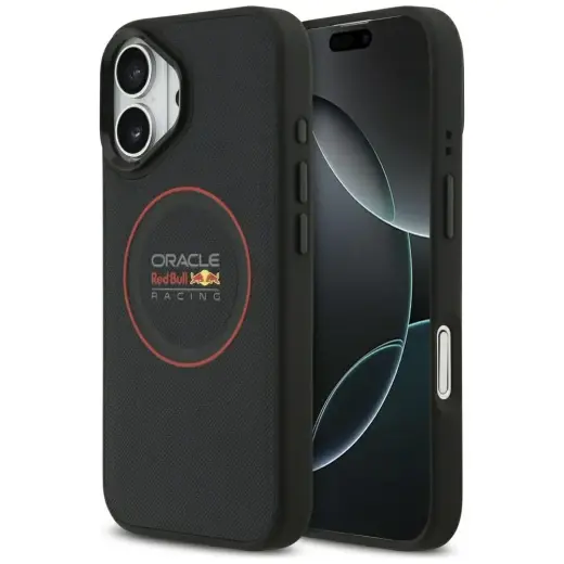 Red Bull Meshed Red Ring & Metal Buttons phone case with MagSafe support for iPhone 17 navy