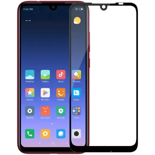 Защитное стекло 9D с полным покрытием и рамкой защитное стекло для телефона Xiaomi Redmi Note 7 | Xiaomi Redmi Note 7 Pro черное