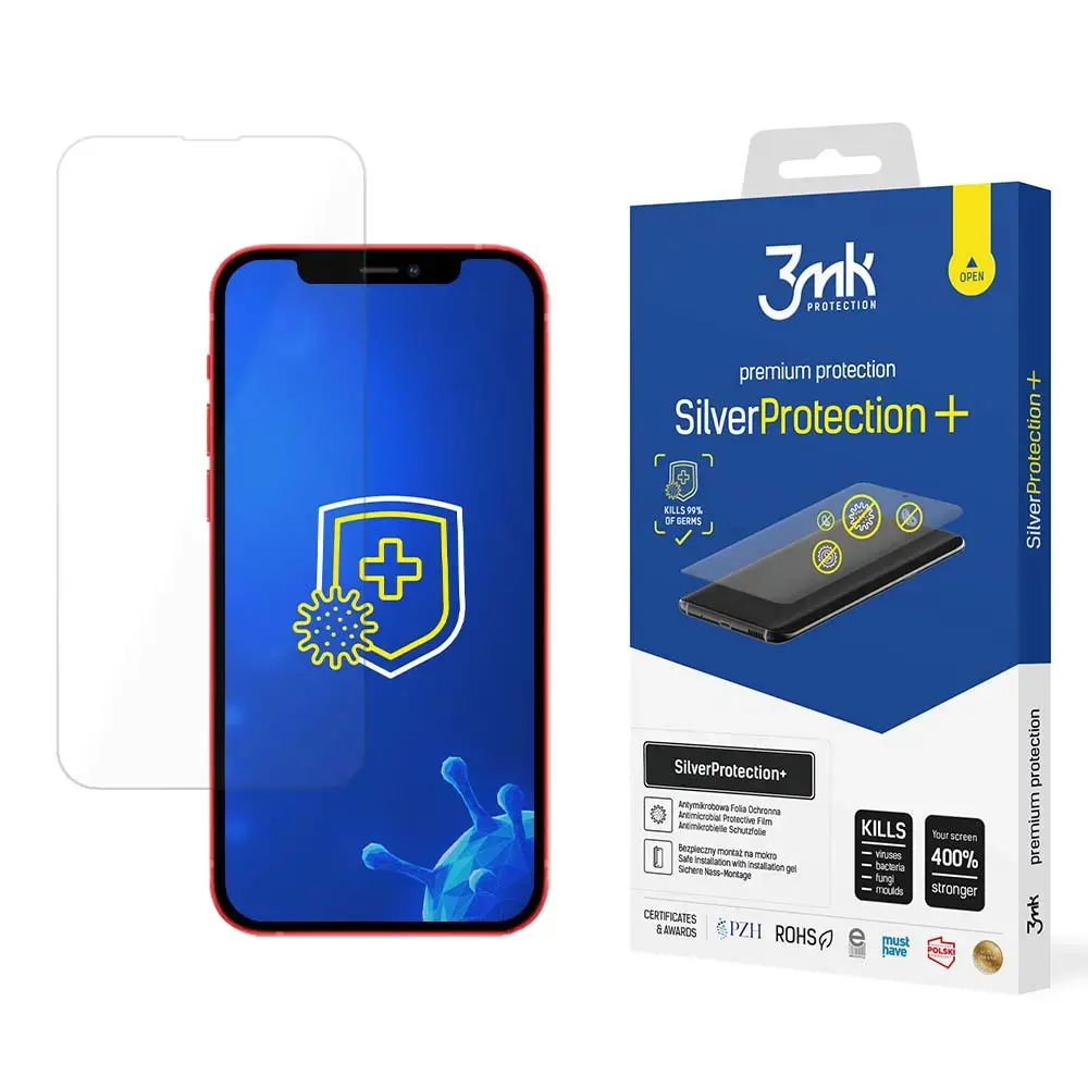 3mk SilverProtection+ aizsargplēve telefona ekrānam iPhone 13 | iPhone 13 Pro