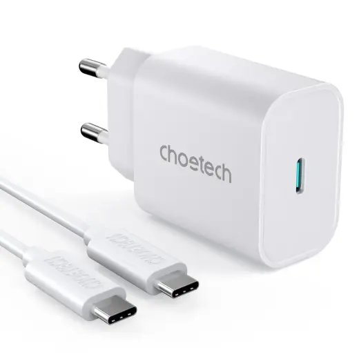 Choetech fast wall charger USB Type C 25W EU white (PD6003-EU)