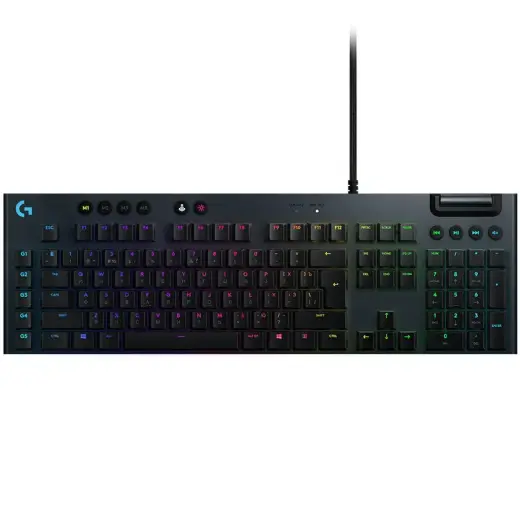 LOGITECH G815 Corded LIGHTSYNC Mechanical Gaming Keyboard - CARBON - UK - TACTILE