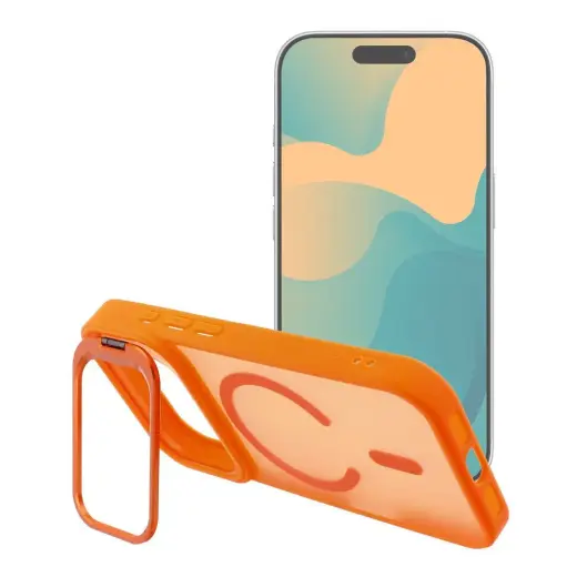 Forcell F-Protect Smoke Hybrid Premium telefoni ümbris MagSafe toega iPhone 17 Pro | iPhone 18 Pro oranž