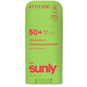 Attitude Kids Sunly Stick SPF 50 - Dětský minerální opalovací krém 60.0g