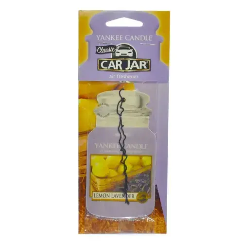 Yankee Candle Car Jar Lemon Lavender Air Freshener 1 Pcs