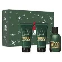 Green Wood Gift set EDT 100 ml, shower gel 100 ml and aftershave balm 100 ml