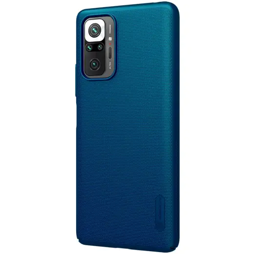 Nillkin Super Frosted Back Cover for Xiaomi Redmi Note 10 Pro|10 Pro Max Peacock Blue