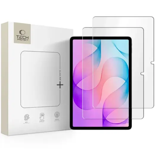 SZKŁO HARTOWANE TECH-PROTECT GLASS FIT+ 2-PACK GALAXY TAB S12+ PLUS 12.6 X840 / X846B CLEAR